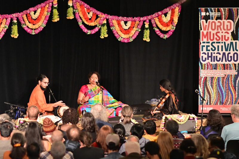 Ragamala concert of Indian classical music in Preston Bradley Hall of the Chicago Cultural Center